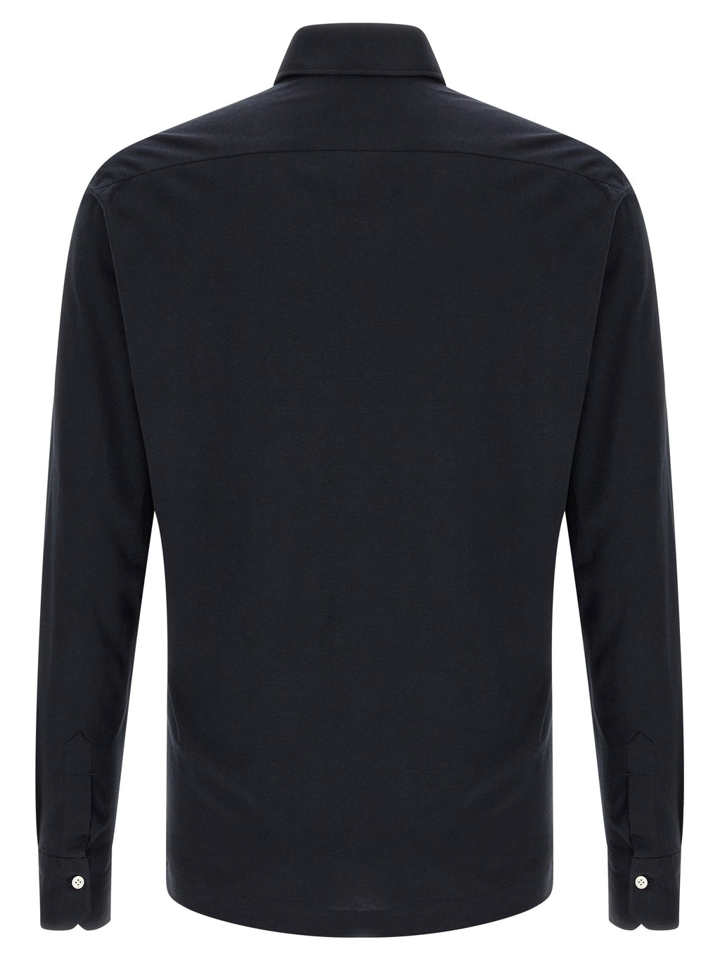 Kiton Blue Cotton Polo Shirt