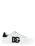 Dolce & Gabbana Bicolor Calfskin Low Top Sneakers
