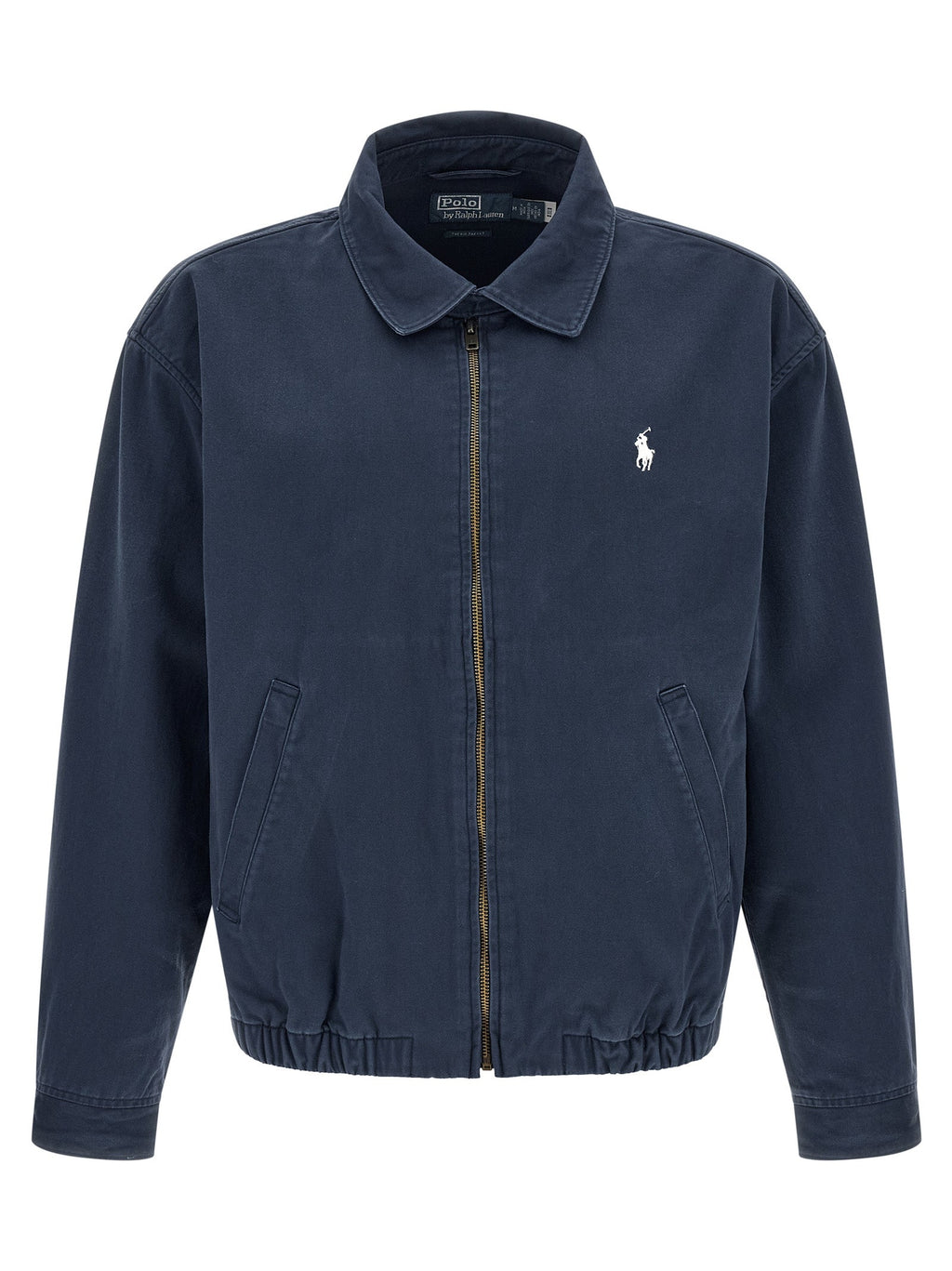 Polo Ralph Lauren Blue Cotton Full-Length Jacket