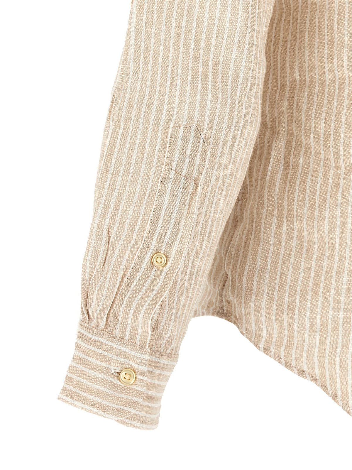 Polo Ralph Lauren Beige Linen Blouse