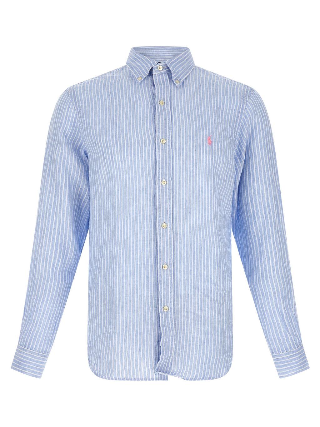 Polo Ralph Lauren Blue Linen Blouse