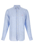 Polo Ralph Lauren Blue Linen Blouse