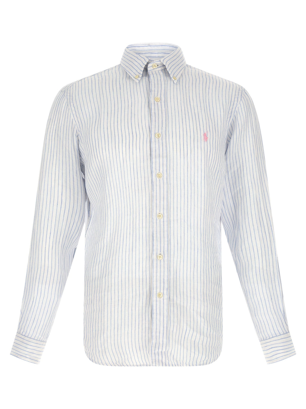 Polo Ralph Lauren Blue Linen Blouse