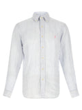 Polo Ralph Lauren Blue Linen Blouse