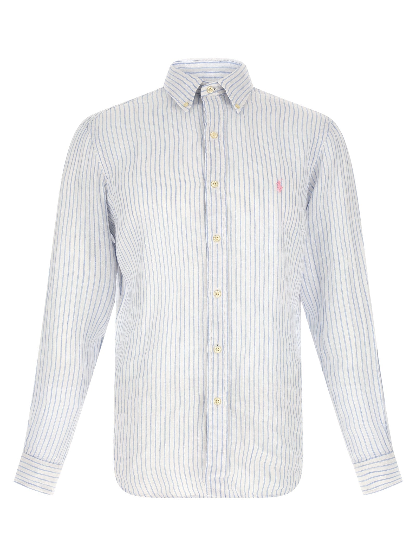 Polo Ralph Lauren Blue Linen Blouse