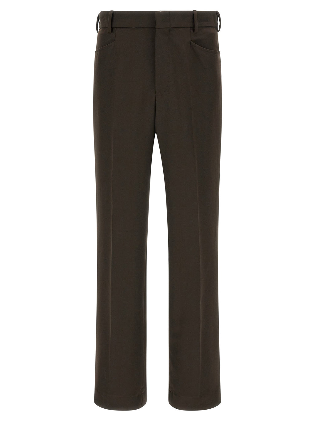 SECOND/LAYER Brown Polyester Casual Pants