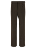 SECOND/LAYER Brown Polyester Casual Pants