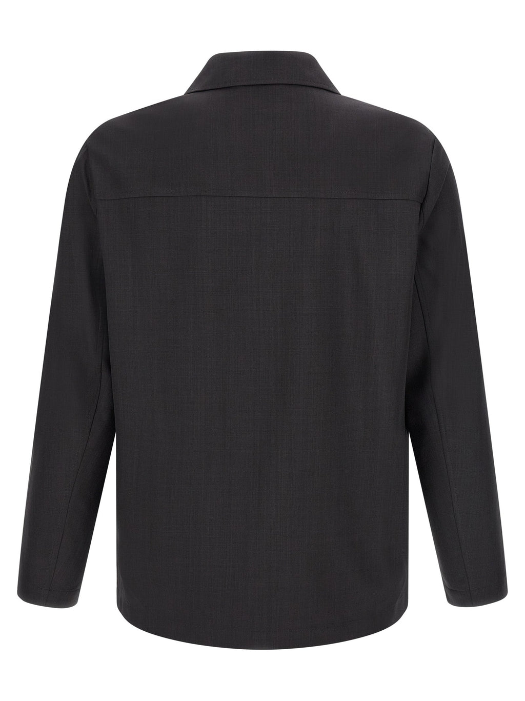 SECOND/LAYER Gray Polyester Blouse