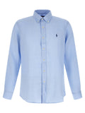 Polo Ralph Lauren Blue Linen Blouse