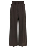 Brunello Cucinelli Brown Virgin Wool Casual Pants