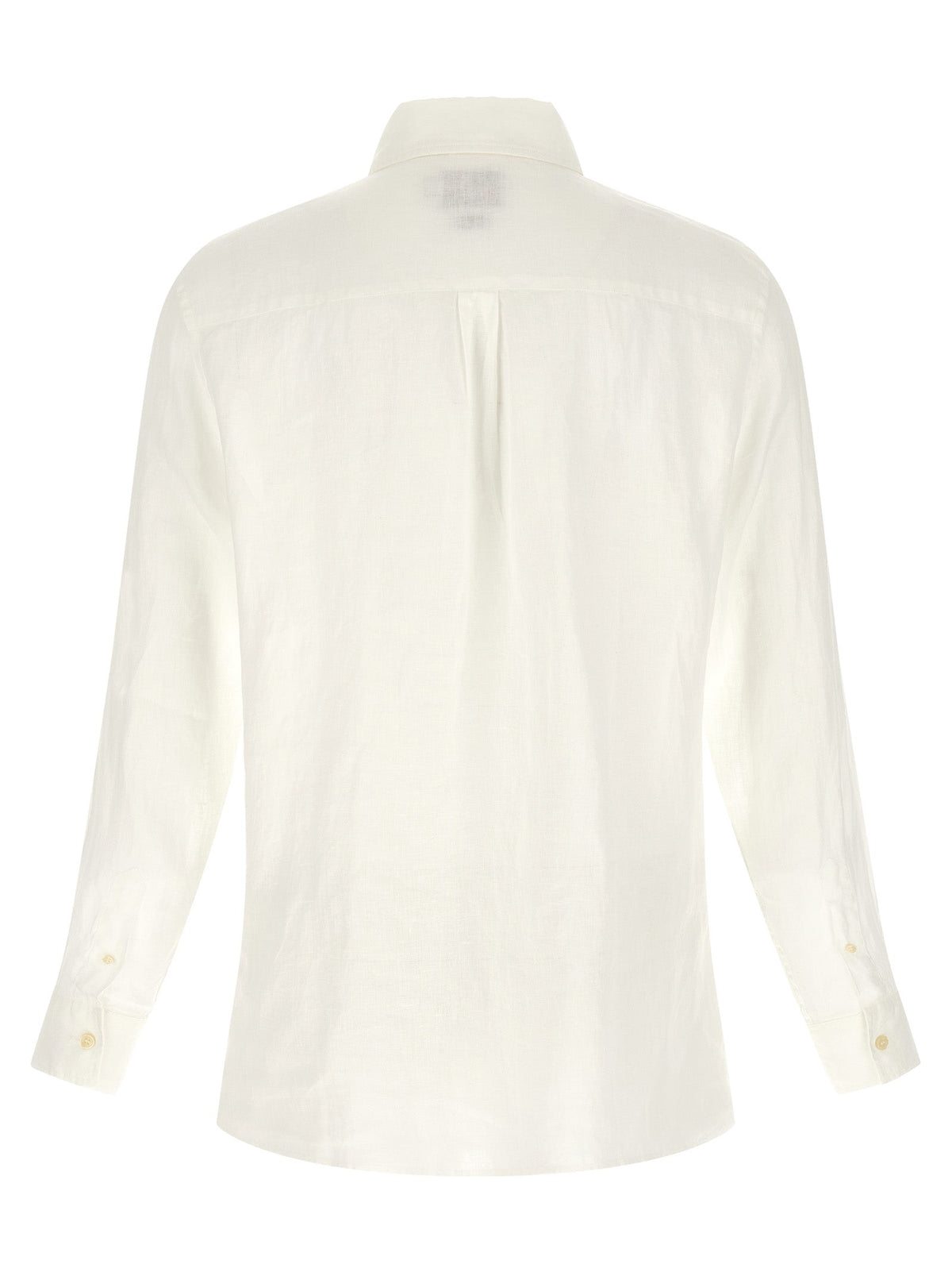 MC2 Saint Barth White Linen Polo Shirt