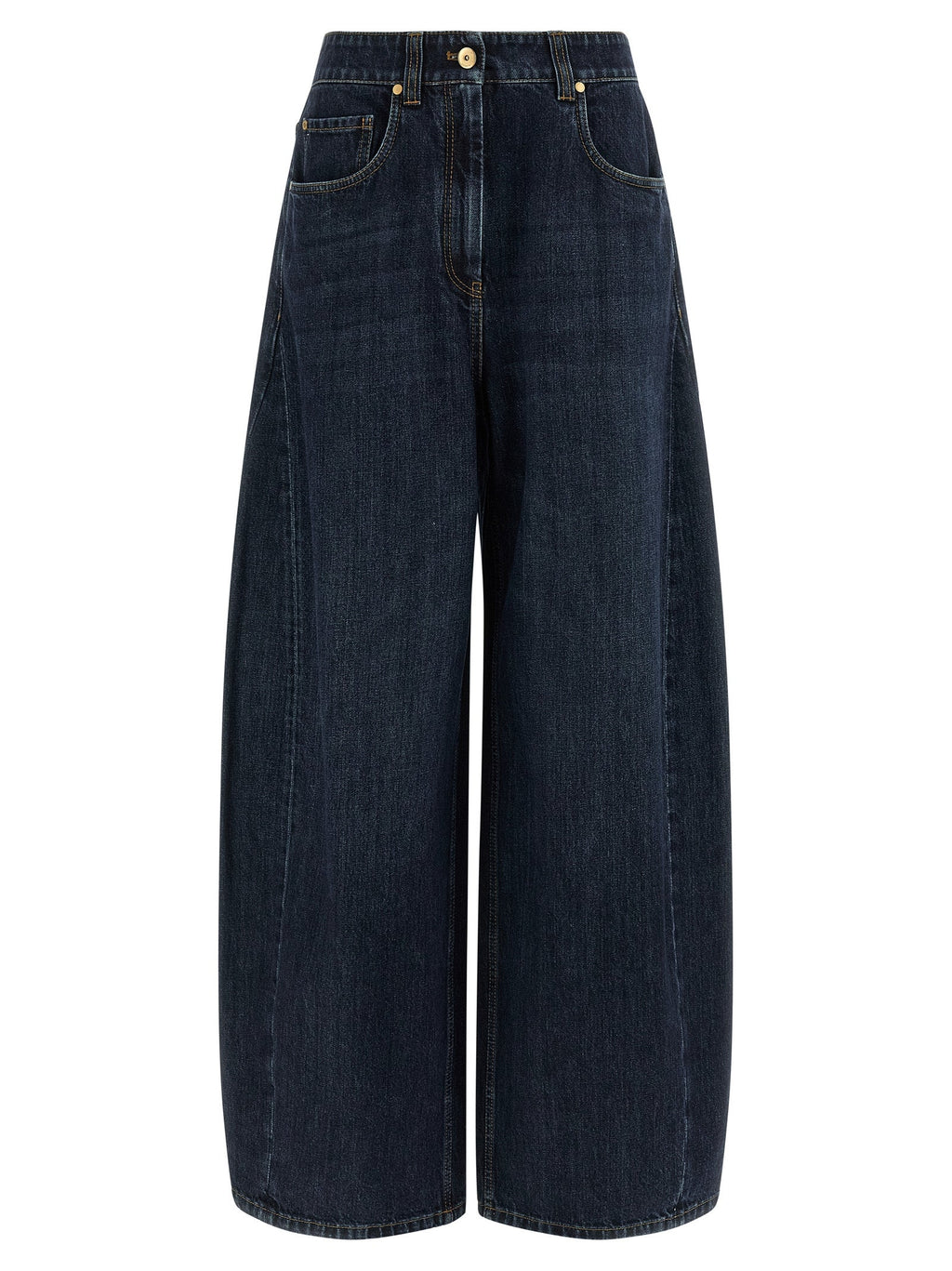 Brunello Cucinelli Blue Cotton Jeans Denim