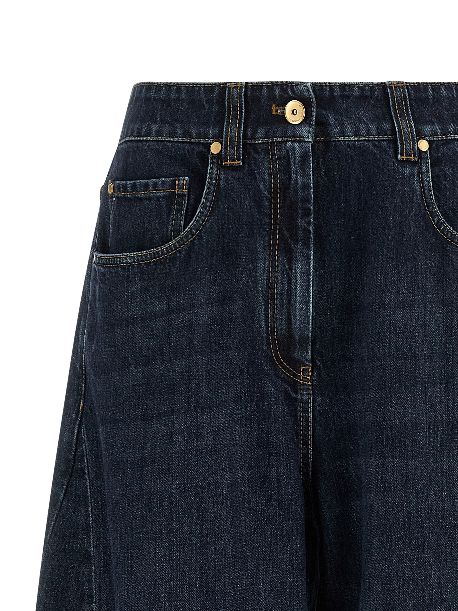 Brunello Cucinelli Blue Cotton Jeans Denim