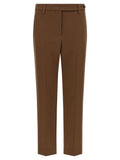 Brunello Cucinelli Brown Cotton Cropped Pants
