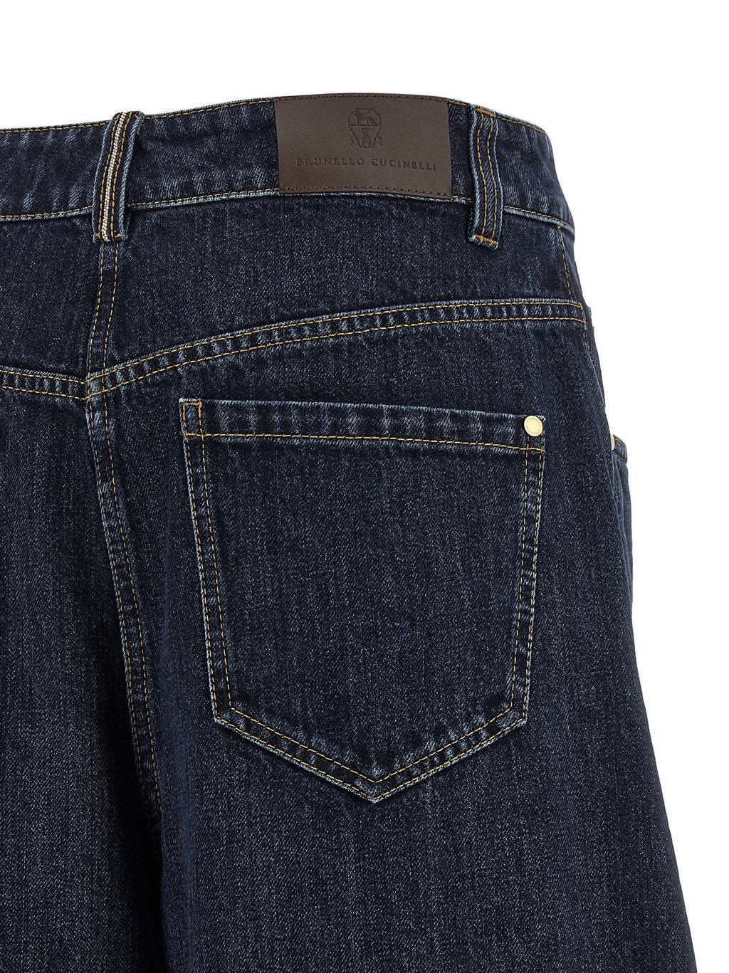 Brunello Cucinelli Blue Cotton Jeans Denim