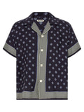 BODE Blue Silk Blouse