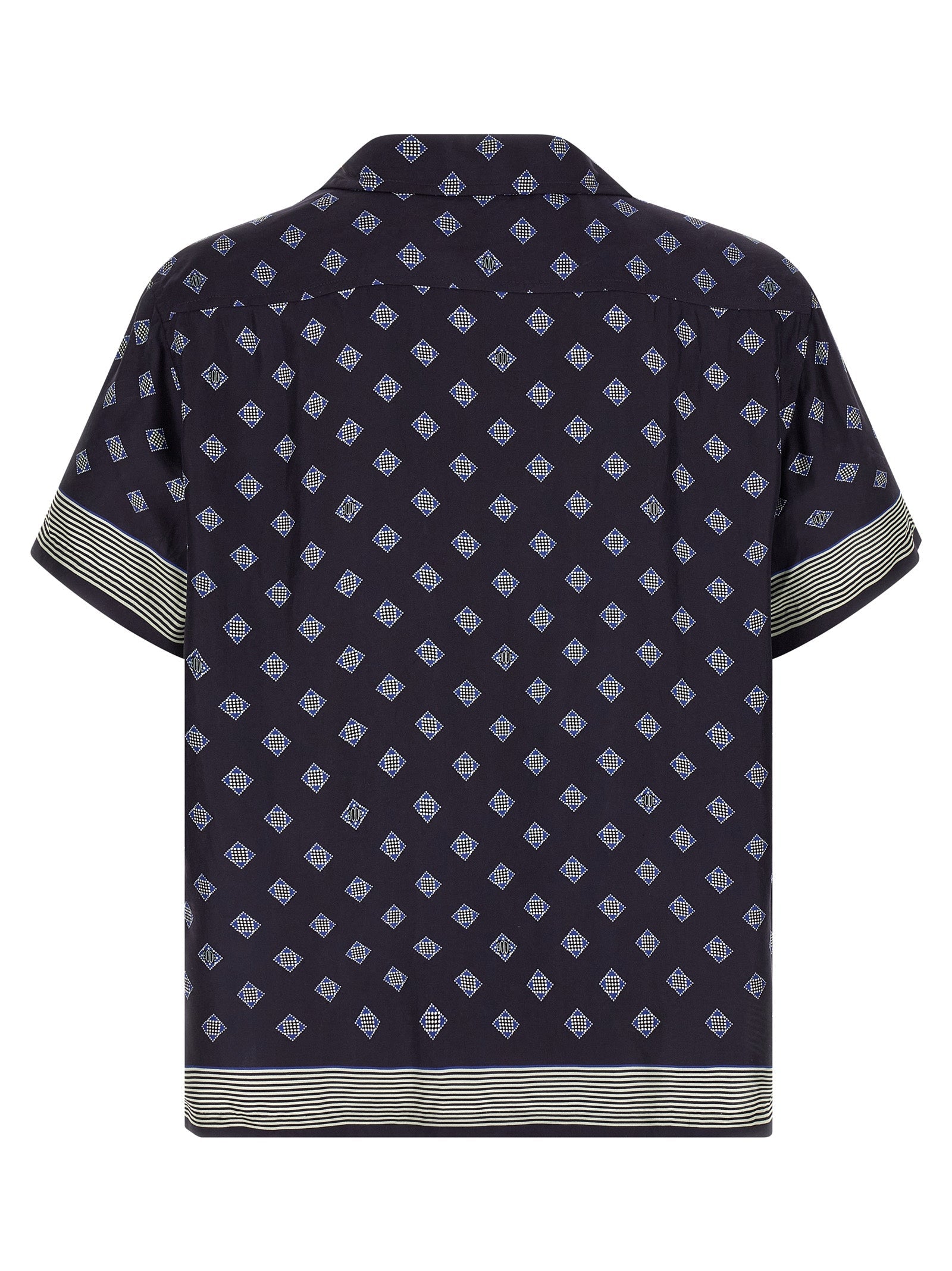 BODE Blue Silk Blouse