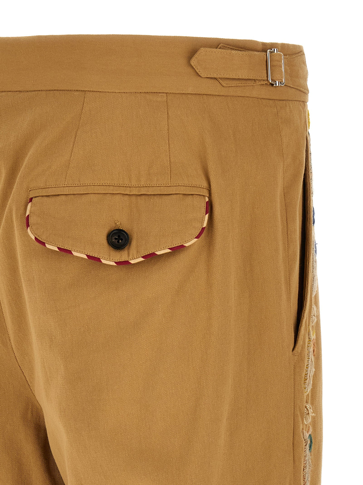 BODE Beige Cotton Casual Pants