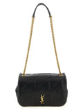 Saint Laurent Black Lamb Leather Shoulder Bag