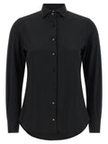 XACUS Black Polyamide Blouse