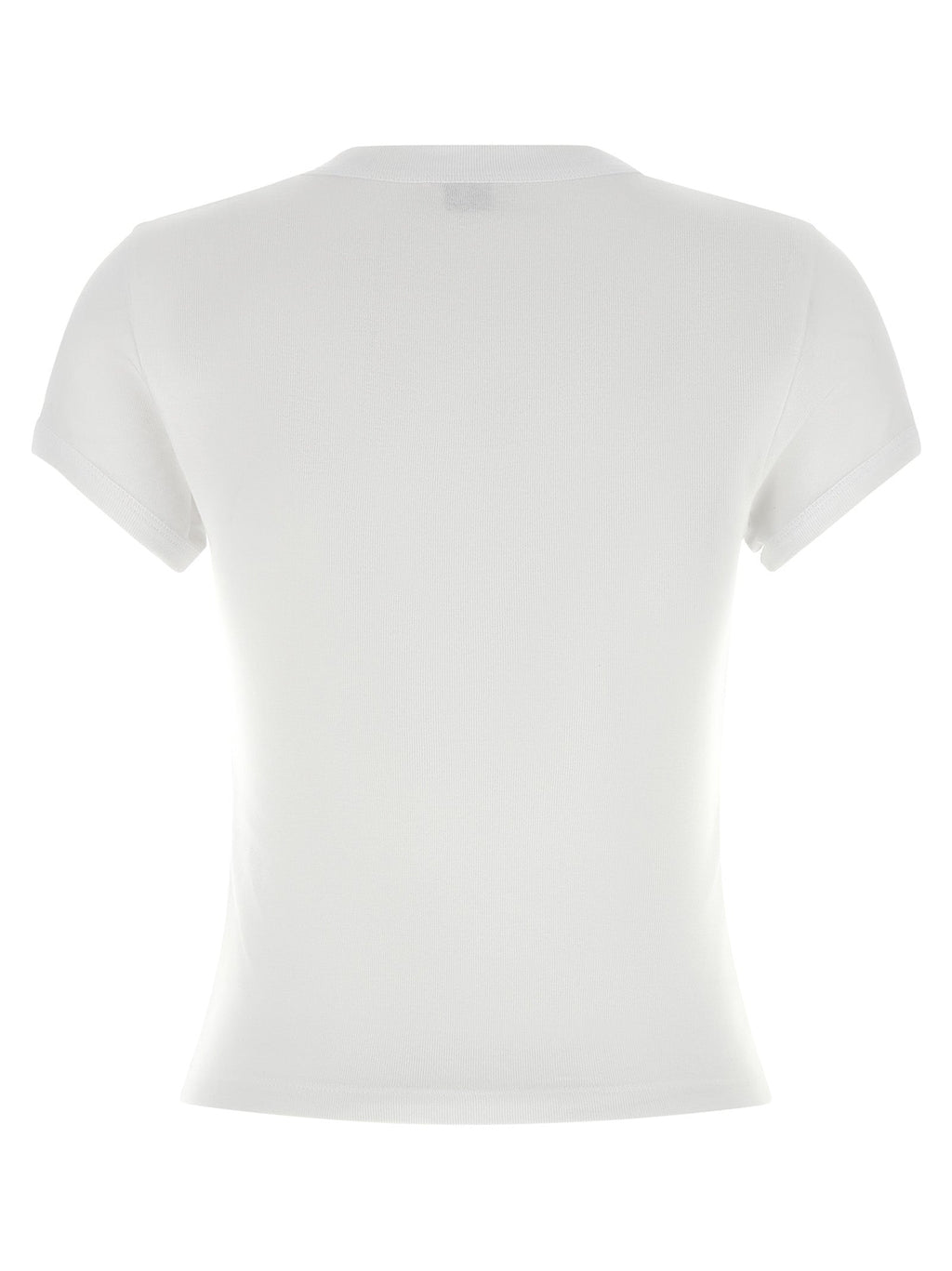 Saint Laurent White Cotton T-Shirt