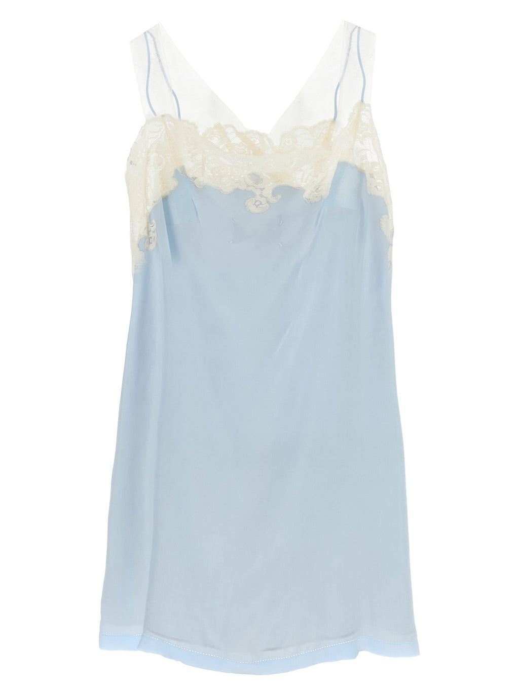 Maison Margiela Blue Copper Short Dress