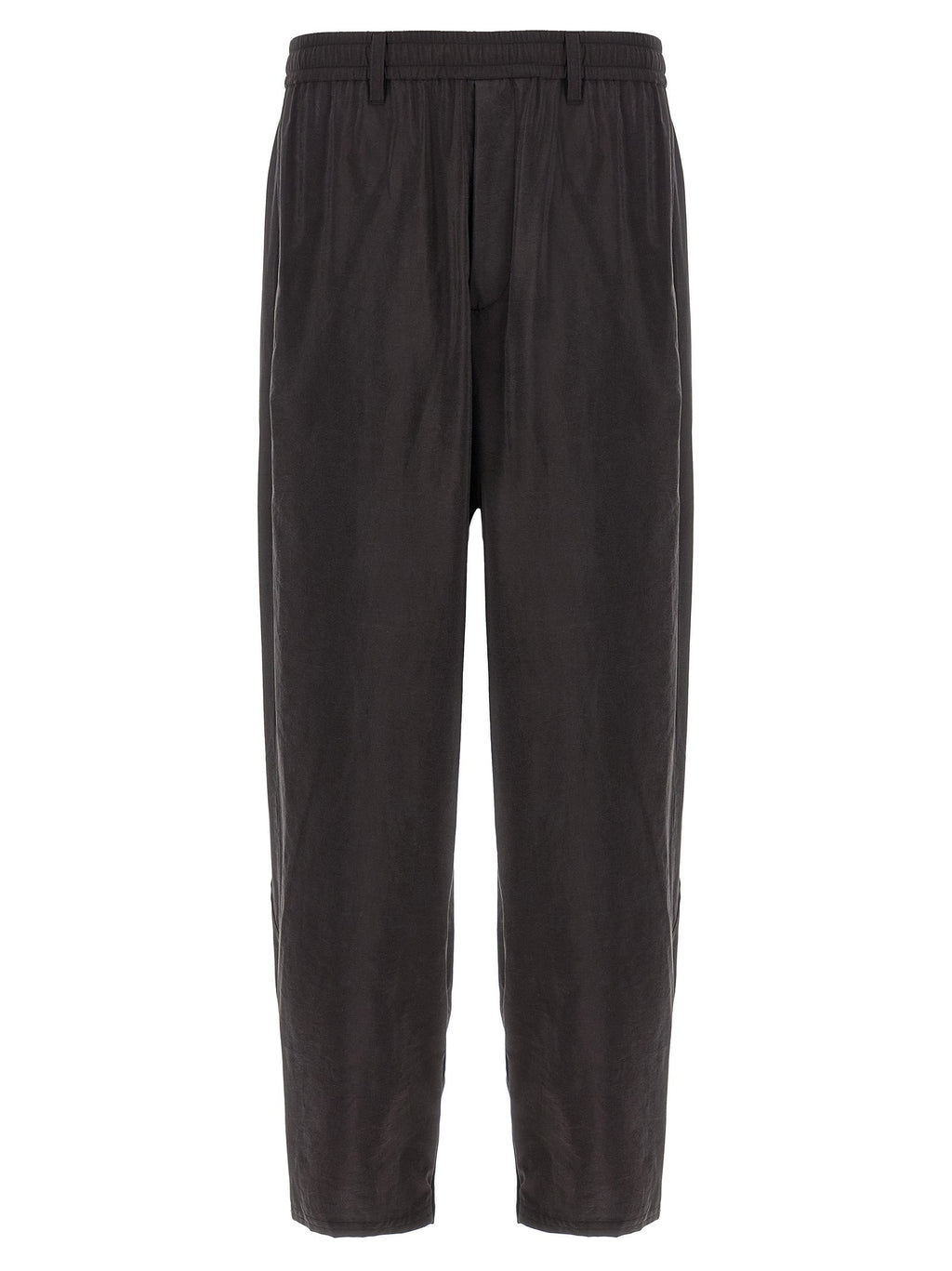 SSSTEIN Brown Silk Athletic Pants