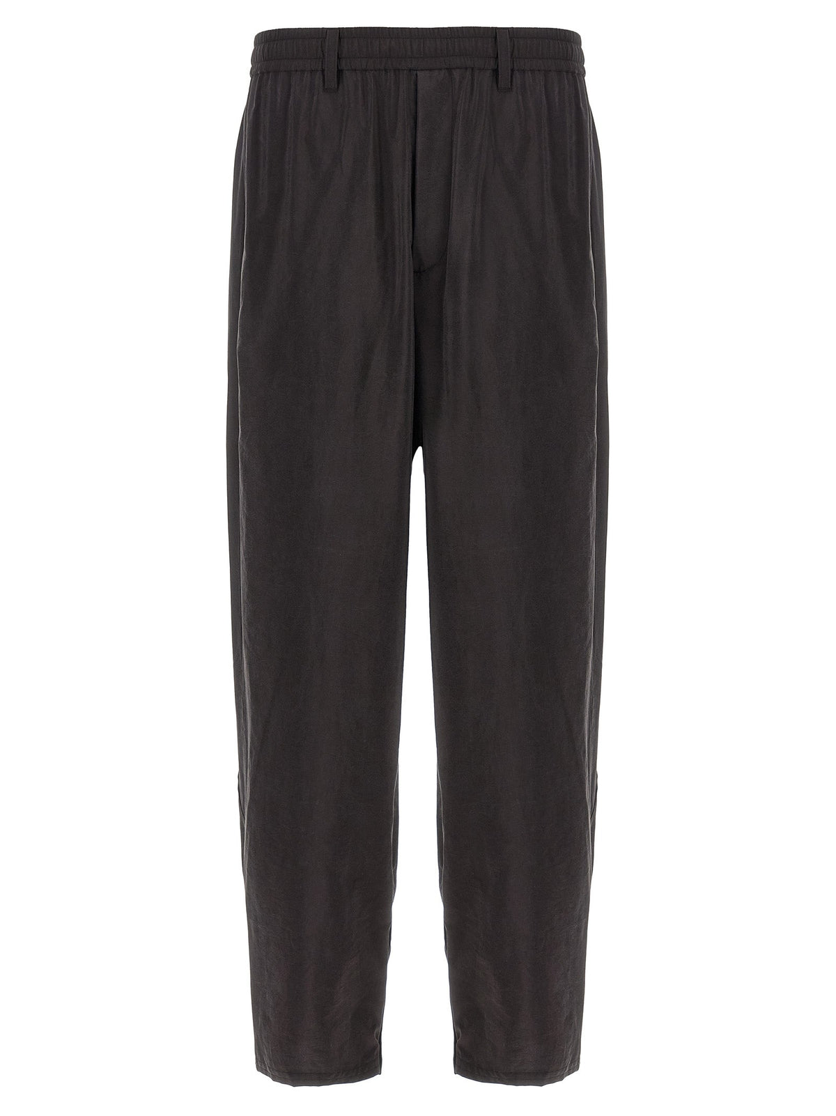 SSSTEIN Brown Silk Athletic Pants