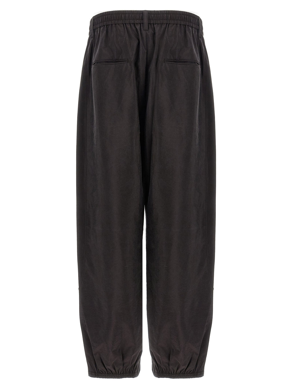 SSSTEIN Brown Silk Athletic Pants