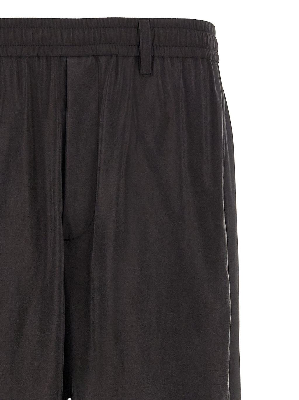 SSSTEIN Brown Silk Athletic Pants