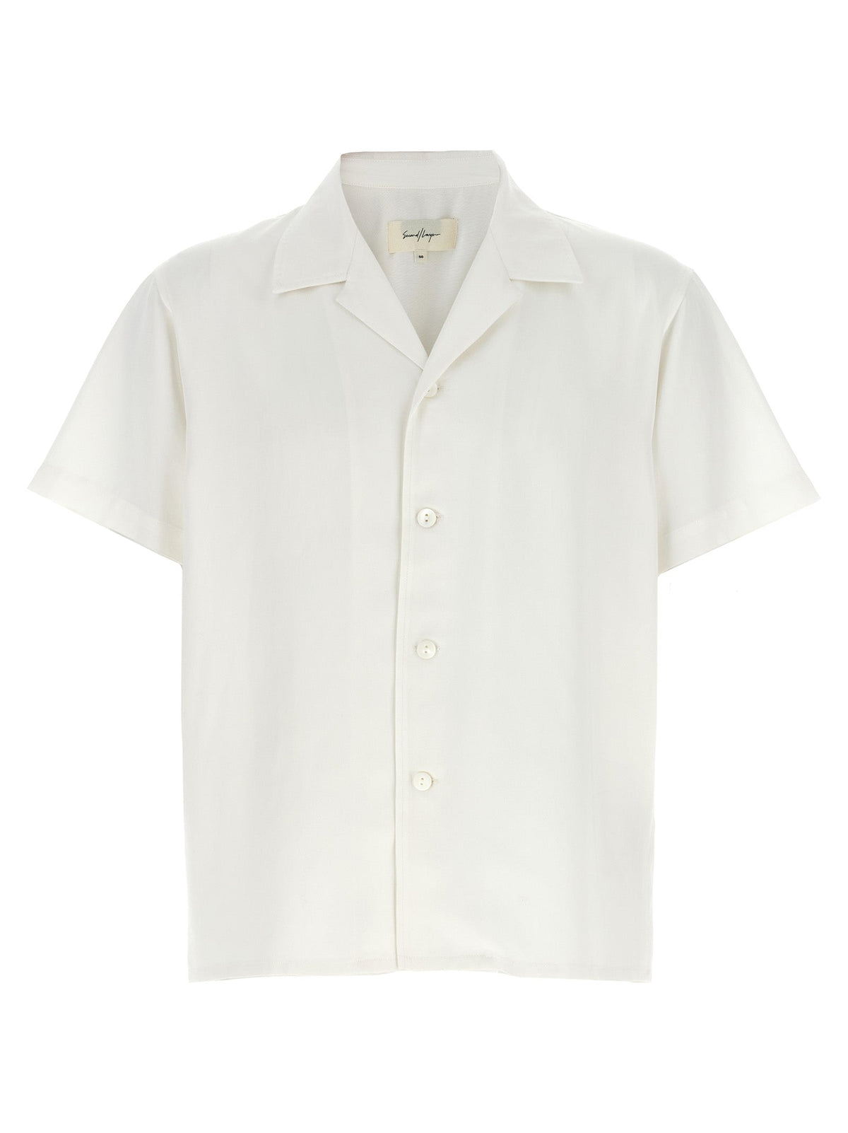 SECOND/LAYER White Lyocell Blouse