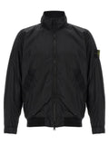 Stone Island Black Polyamide Full-Length Jacket