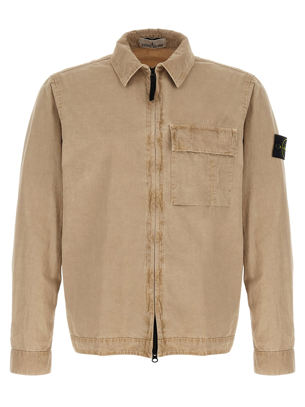 Stone Island Beige Cotton Blouse