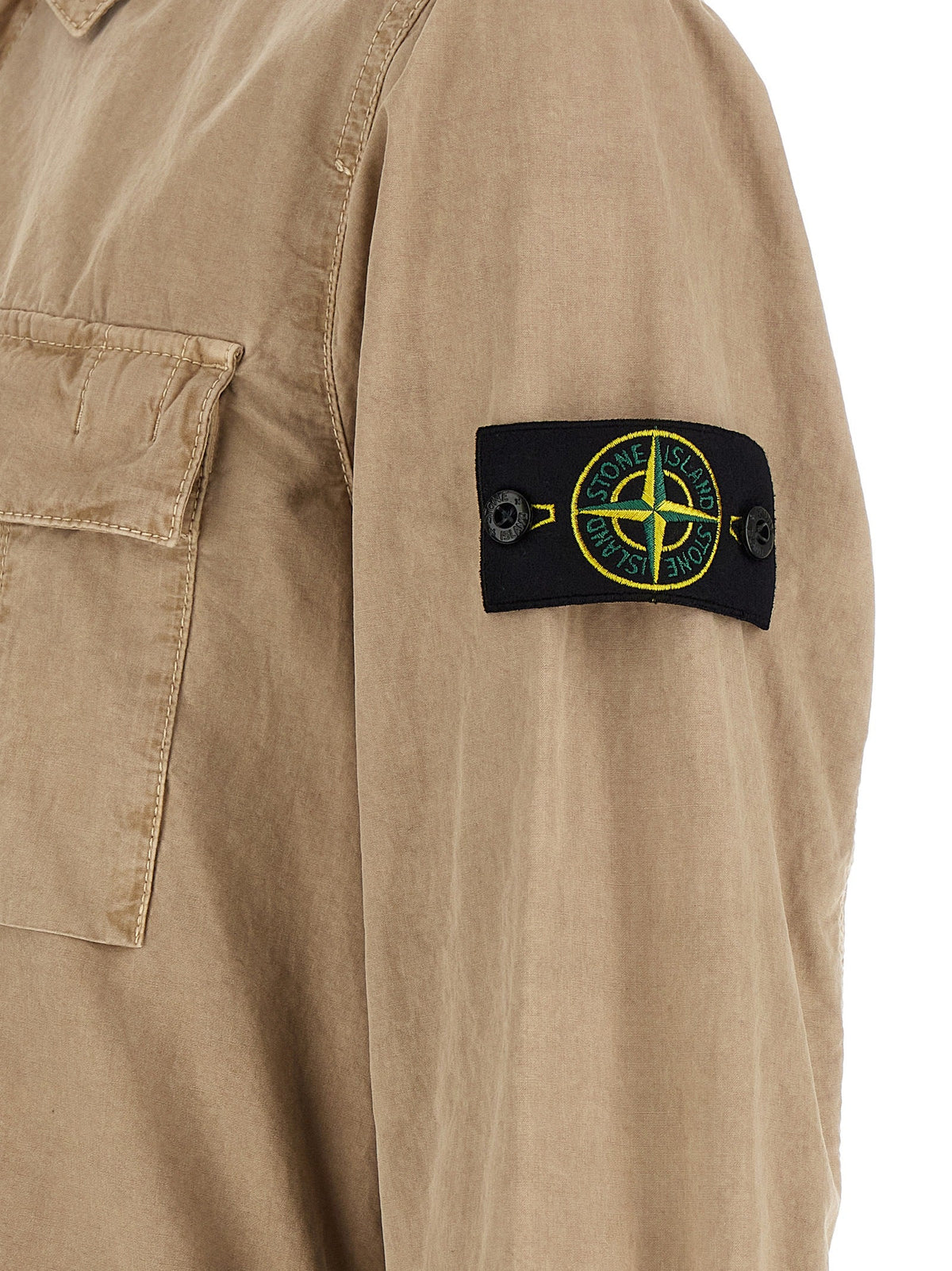 Stone Island Beige Cotton Blouse
