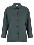 'S Max Mara Gray Cotton Blouse