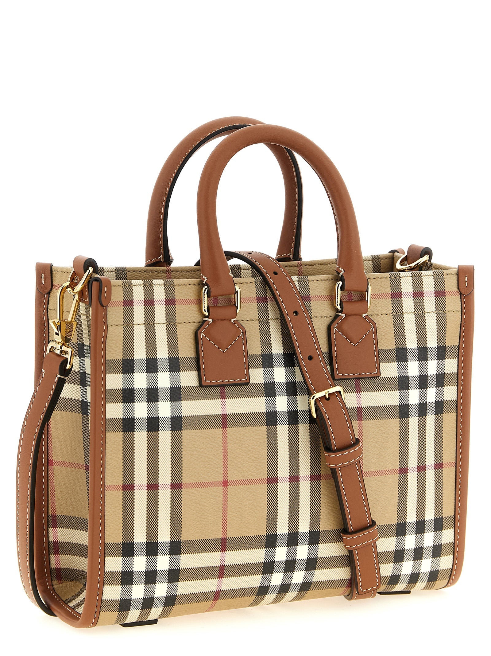 Burberry Beige Polyethylene Tote Bag