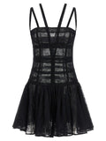 Giovanni Bedin Black Polyamide Short Dress