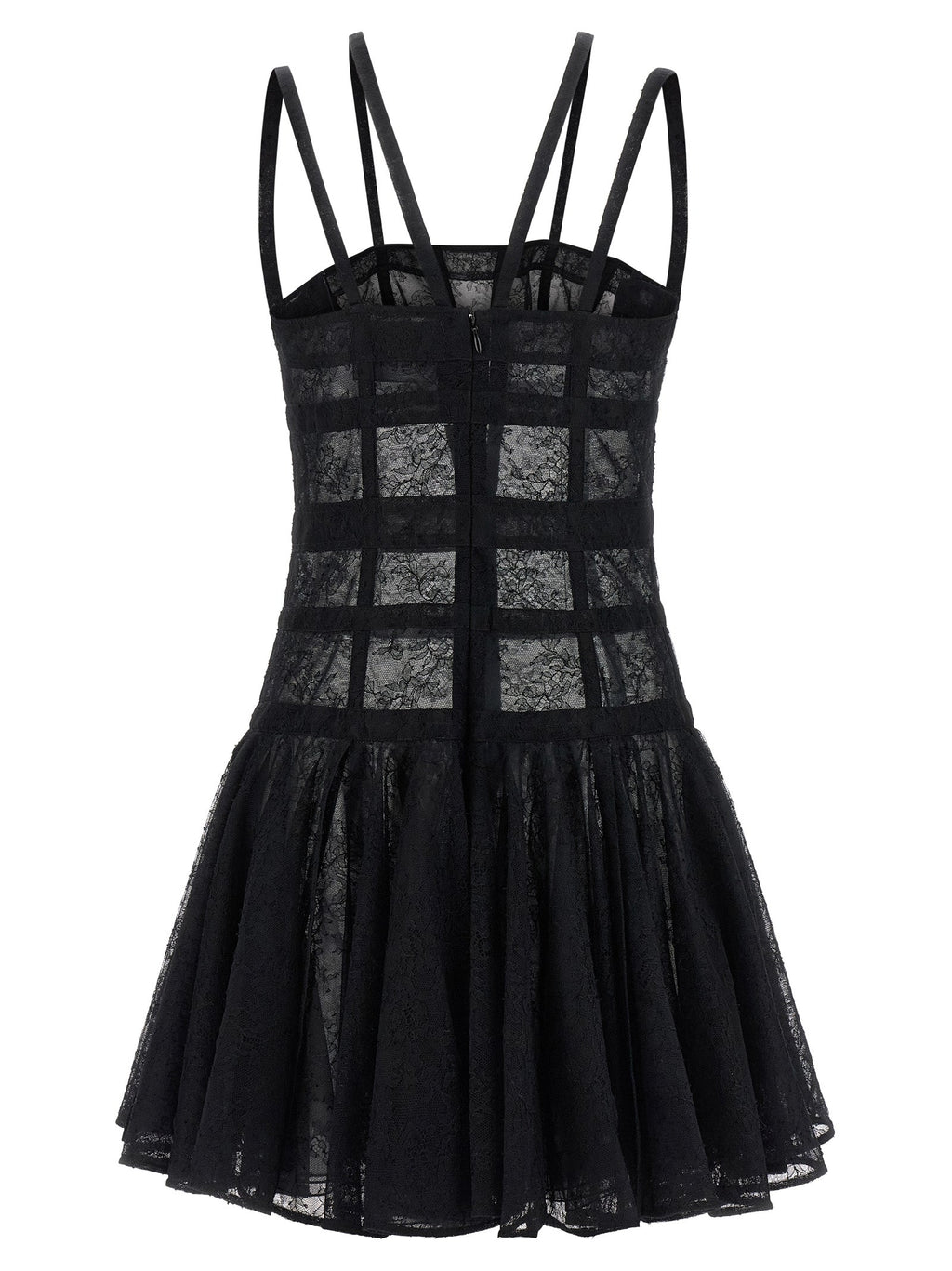 Giovanni Bedin Black Polyamide Short Dress
