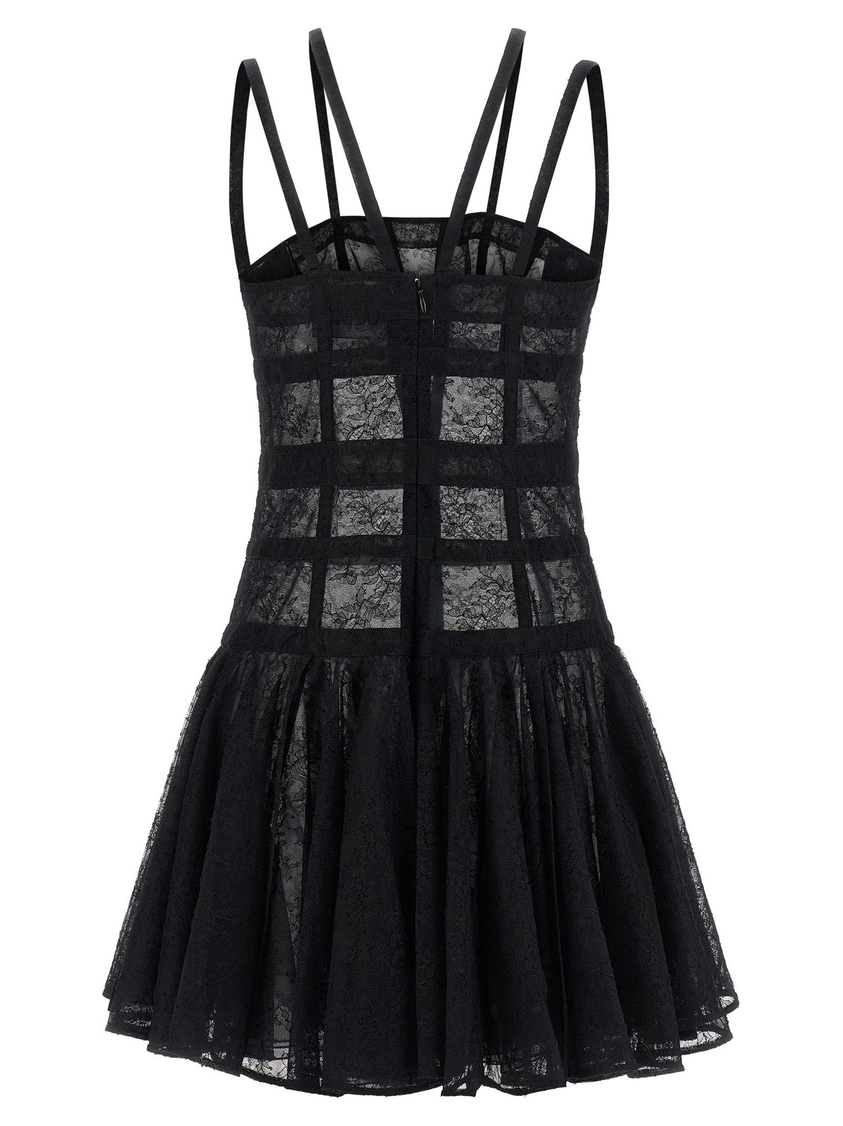 Giovanni Bedin Black Polyamide Short Dress