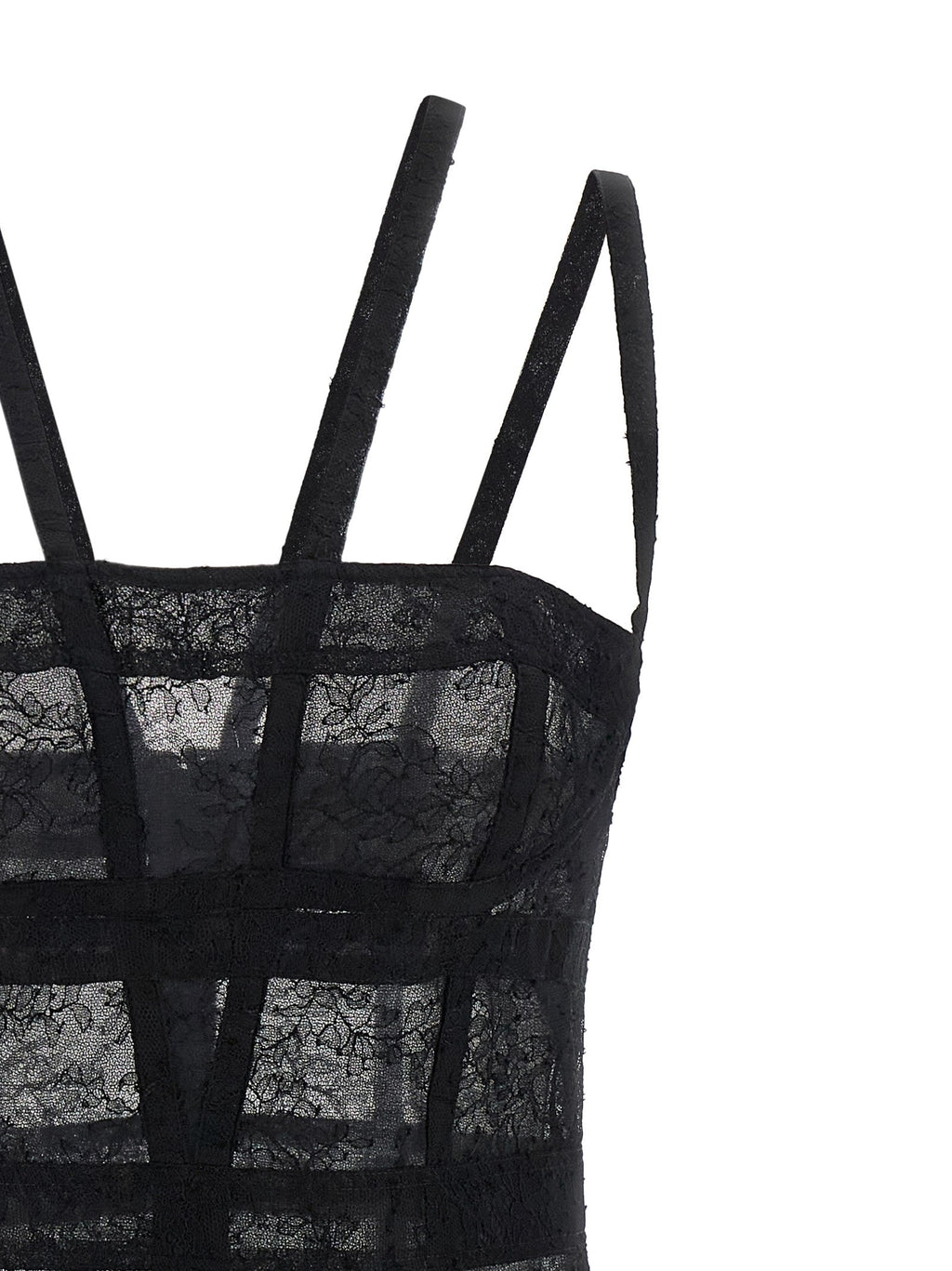 Giovanni Bedin Black Polyamide Short Dress