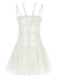 Giovanni Bedin White Polyamide Short Dress