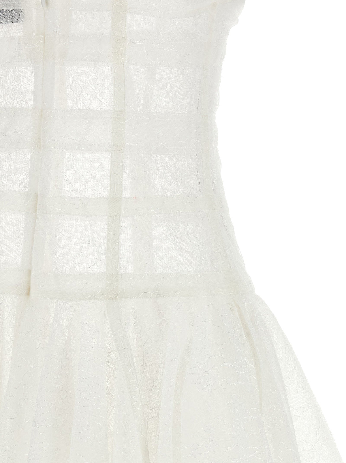Giovanni Bedin White Polyamide Short Dress