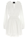 Giovanni Bedin White Cotton Short Dress