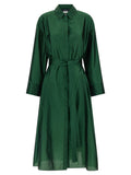 'S Max Mara Bicolor Polyester Midi Dress
