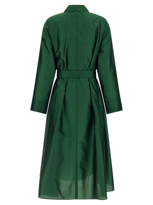 'S Max Mara Bicolor Polyester Midi Dress