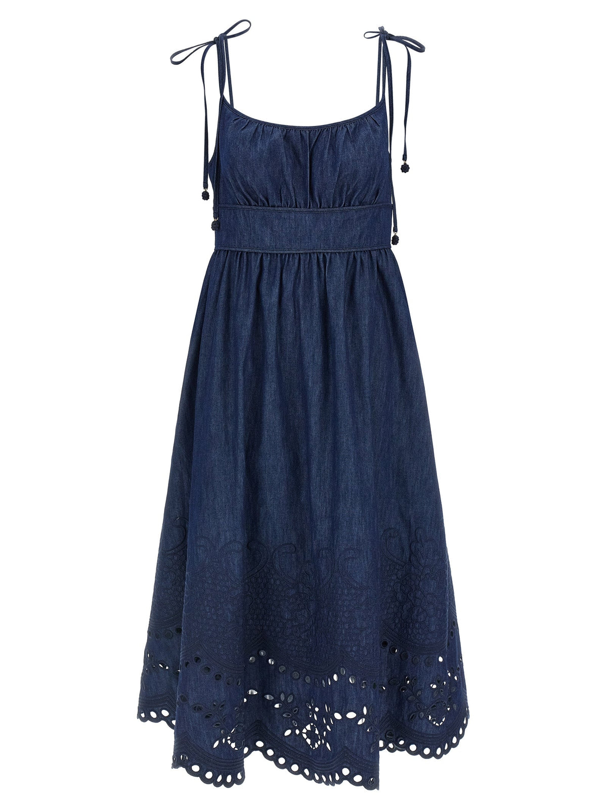 Zimmermann Blue Cotton Midi Dress
