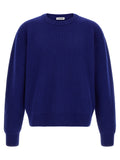 Jil Sander Blue Wool Cardigan