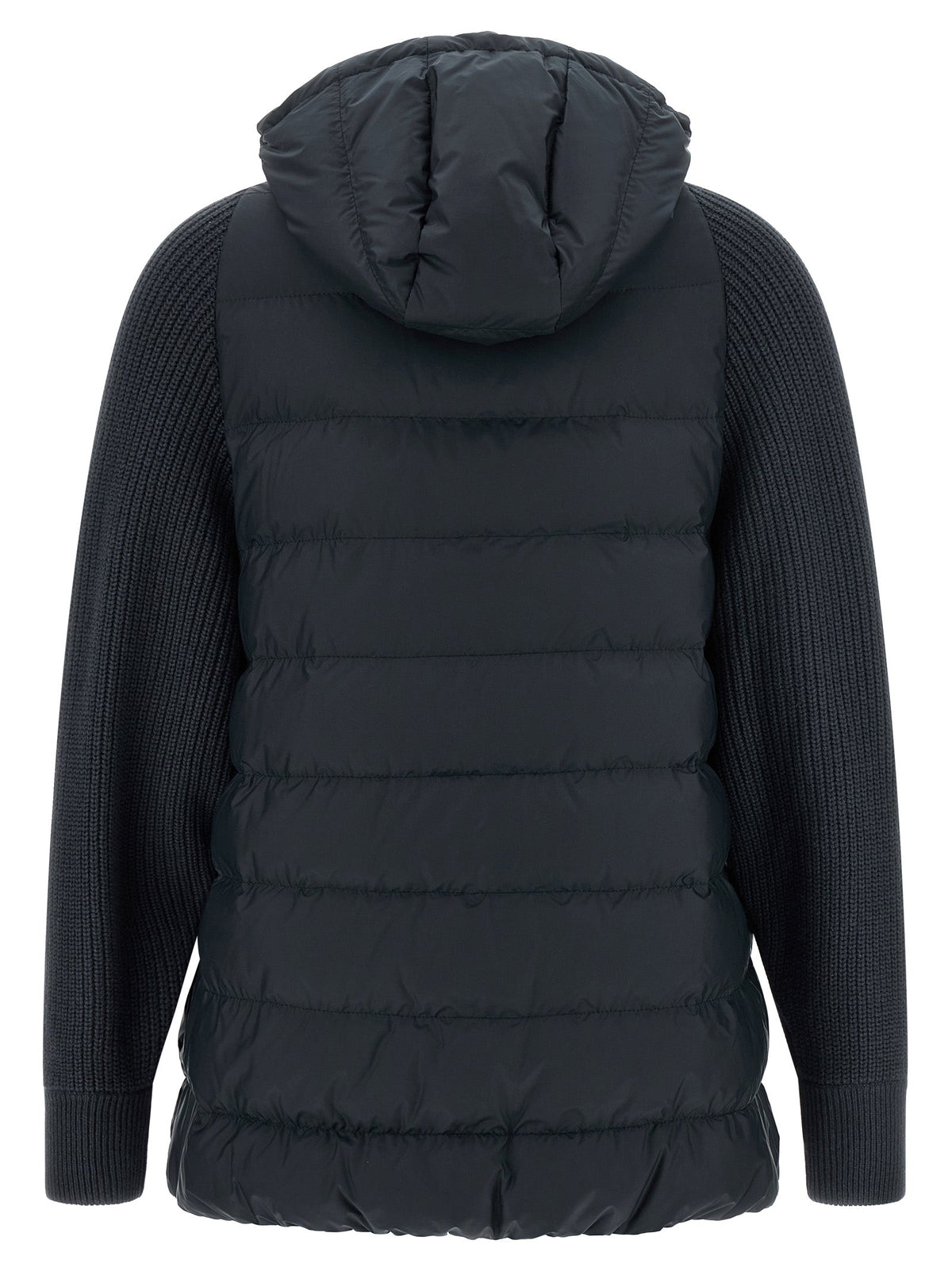 Brunello Cucinelli Blue Polyester Full-Length Jacket