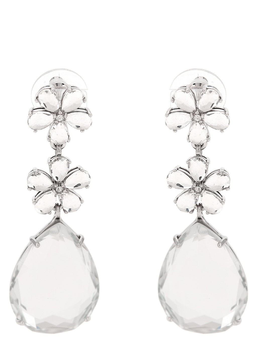 Self-Portrait Silver Brass Earrings