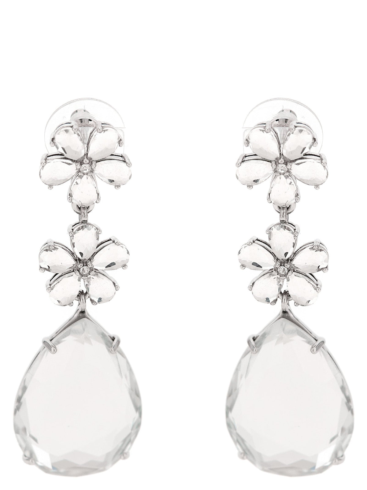 Self-Portrait Silver Brass Earrings